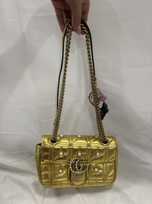 Vist Large View of Product Image Which is Used Gucci Small Leather Handbag
