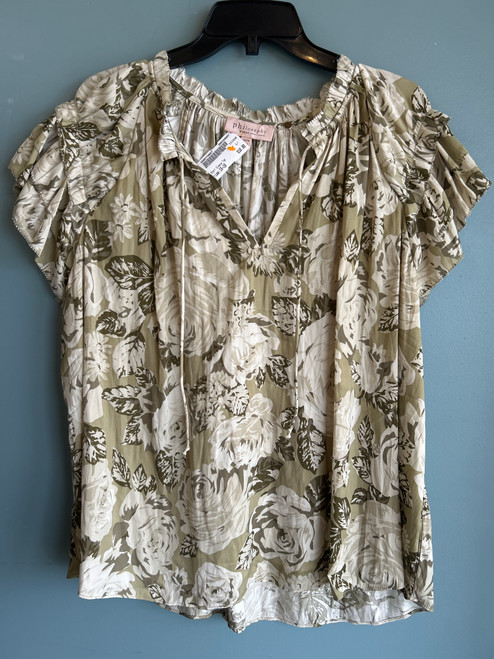 Vist Large View of Product Image Which is Used Unbranded Short Sleeve Top 1X-18