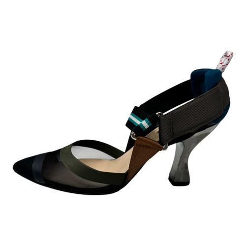 Vist Large View of Product Image Which is Used Fendi Wedge Sandals 5