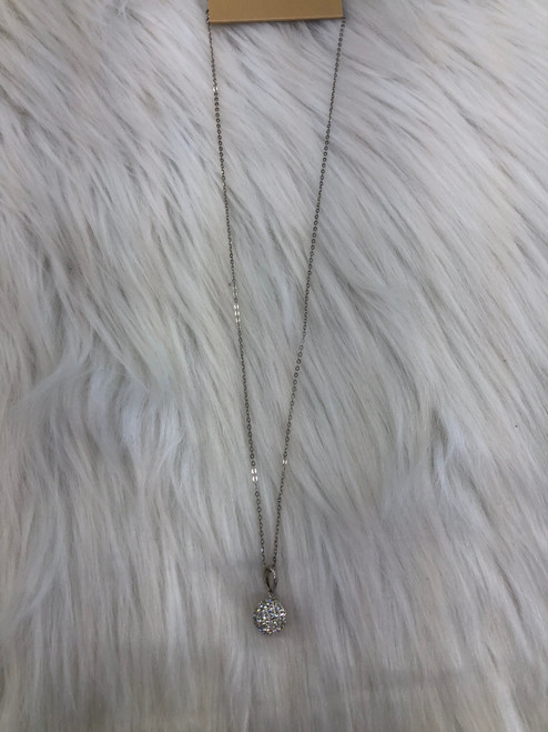 Vist Large View of Product Image Which is Used 925 Sparkle Ball Necklace