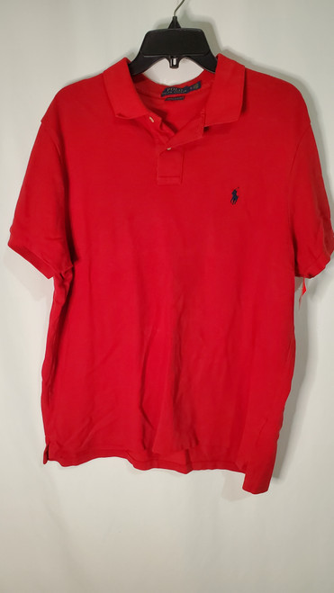 Vist Large View of Product Image Which is Used Ralph Lauren Black Label Mens Short Sleeve Top XL/17-17.5