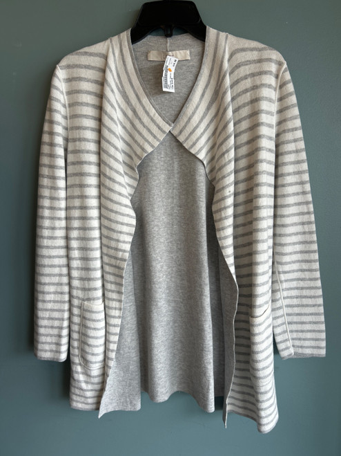 Vist Large View of Product Image Which is Used Loft Reversible Lightweight Sweater S-4/6