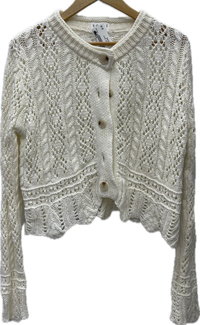 Vist Large View of Product Image Which is Solai Lightweight Sweater S-4/6