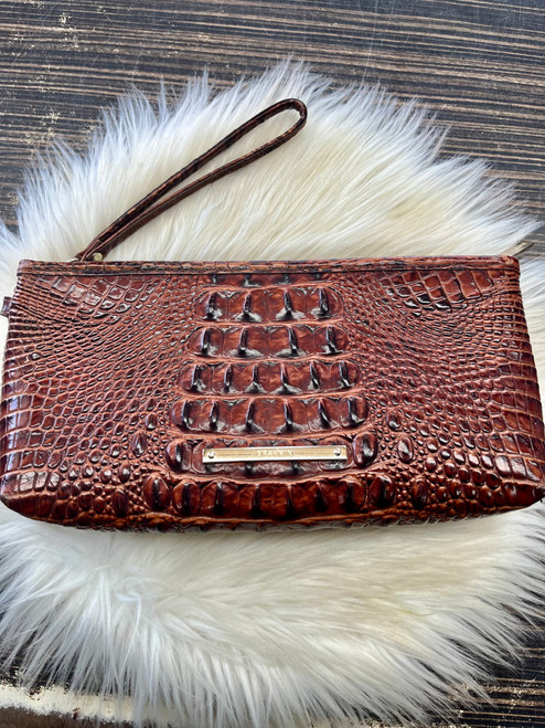 Vist Large View of Product Image Which is Used Brahmin Leather Wallet