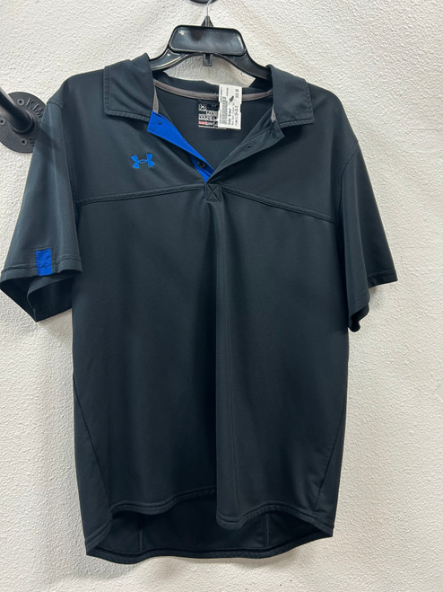 Vist Large View of Product Image Which is Used Under Armour Mens Short Sleeve Top L/16-16.5