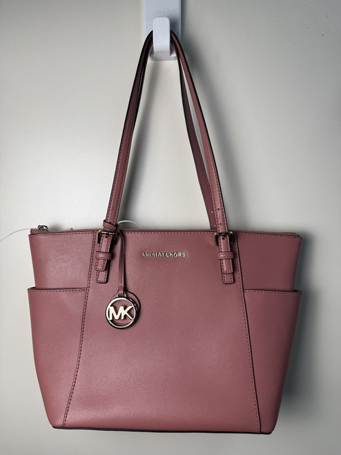 Vist Large View of Product Image Which is Used Michael Michael Kors Large Leather Handbag