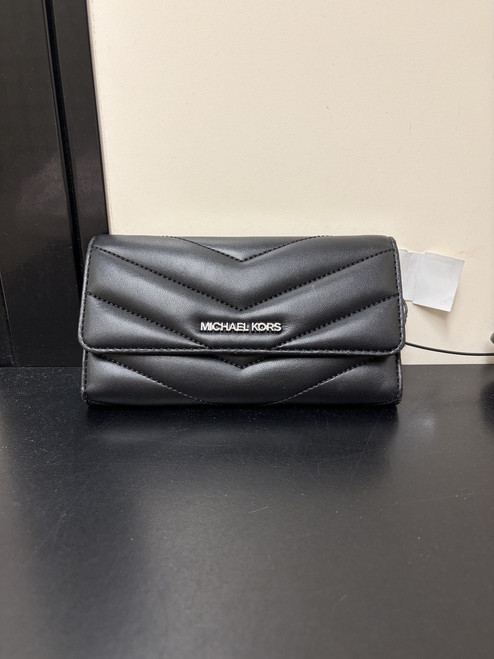 Vist Large View of Product Image Which is Used Michael Michael Kors Leather Wallet