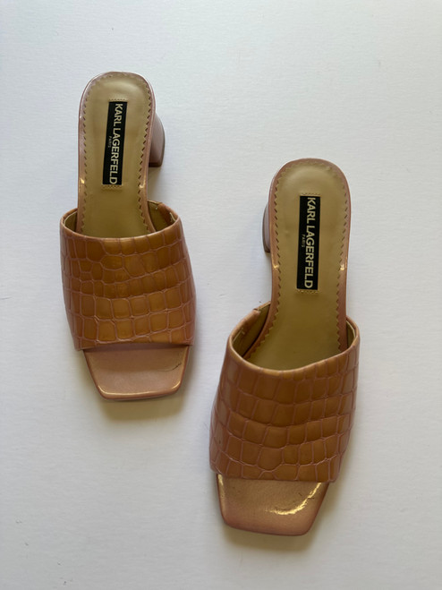 Vist Large View of Product Image Which is Used Karl Lagerfeld Dress Sandals 6.5