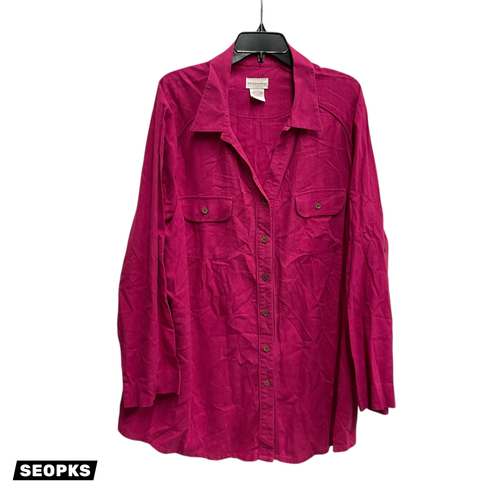 Vist Large View of Product Image Which is Used Soft Surroundings Long Sleeve Top 3X-22