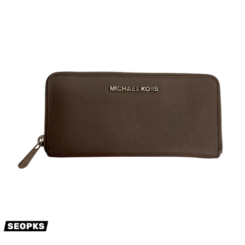 Vist Large View of Product Image Which is Used Michael Michael Kors Leather Wallet