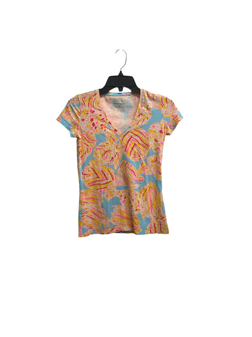 Vist Large View of Product Image Which is Used Lilly Pulitzer Short Sleeve Top XXS