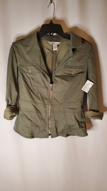 Vist Large View of Product Image Which is Used White House Black Market Short Light Jacket S-4/6