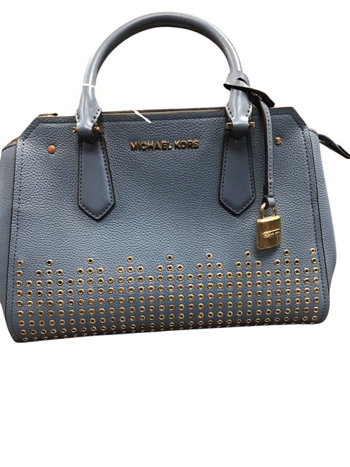 Vist Large View of Product Image Which is Used Michael Michael Kors Large Leather Handbag