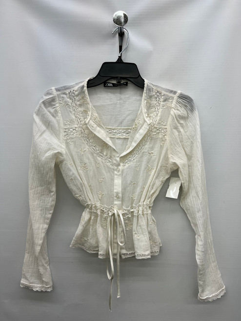 Vist Large View of Product Image Which is Used Zara Long Sleeve Top XS-0/2