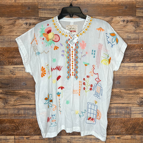Vist Large View of Product Image Which is Used Johnny Was Short Sleeve Top M-8/10