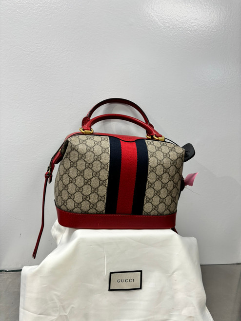 Vist Large View of Product Image Which is Used Gucci Large Leather Handbag