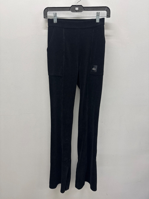 Vist Large View of Product Image Which is Used Black Corduroy Alo Yoga Casual Pant S 4-6/27-28