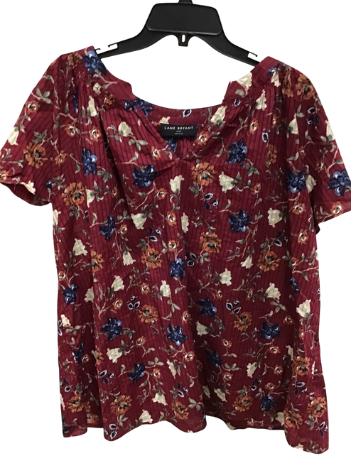 Vist Large View of Product Image Which is Used Lane Bryant Short Sleeve Top 3X-22