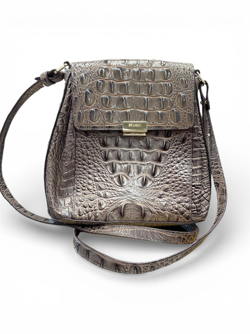 Vist Large View of Product Image Which is Used Brahmin Large Leather Handbag
