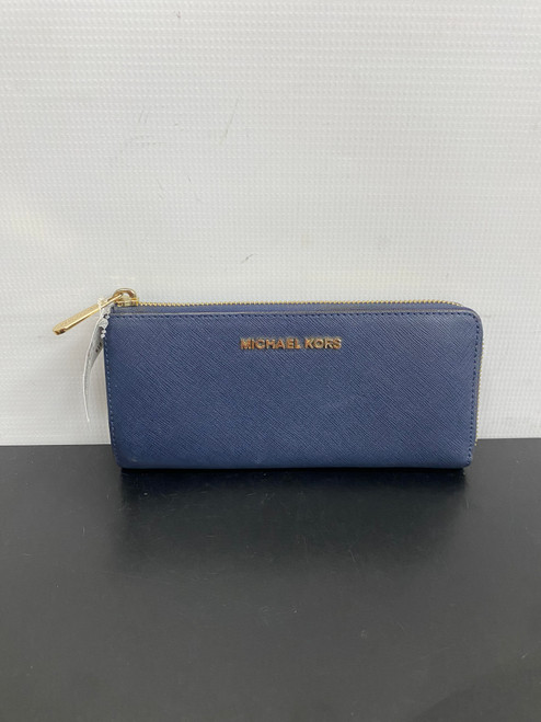 Vist Large View of Product Image Which is Used Michael Michael Kors Leather Wallet