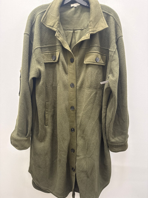 Vist Large View of Product Image Which is Used Green La Miel Long Light Jacket L-12/14