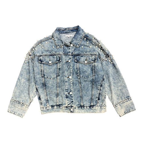 Vist Large View of Product Image Which is Used Veveret Denim Jacket L-12/14