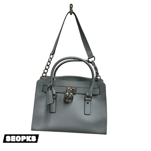 Vist Large View of Product Image Which is Used Michael Michael Kors Large Leather Handbag