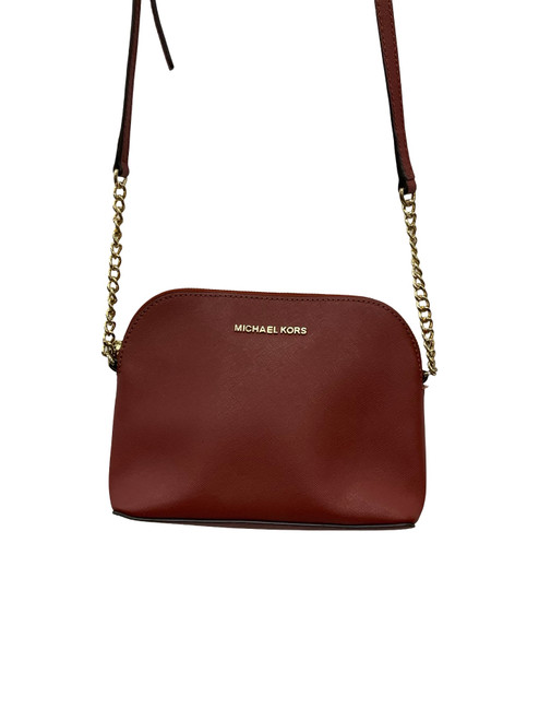Vist Large View of Product Image Which is Used Michael Michael Kors Large Leather Handbag