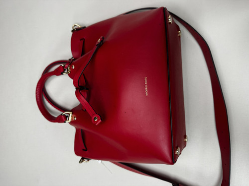 Vist Large View of Product Image Which is Used Michael Michael Kors Large Leather Handbag