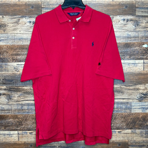 Vist Large View of Product Image Which is Used Polo Ralph Lauren Mens Short Sleeve Top L/16-16.5