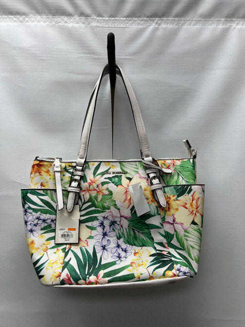 Vist Large View of Product Image Which is Used Dana Buchman Large Leather Handbag