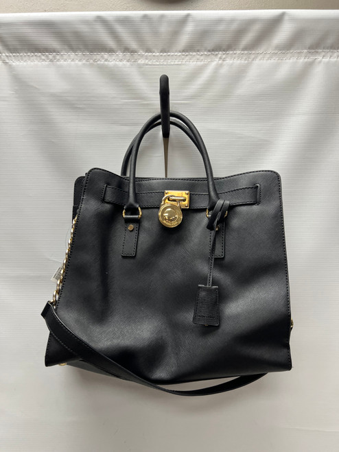 Vist Large View of Product Image Which is Used Michael Michael Kors Large Leather Handbag
