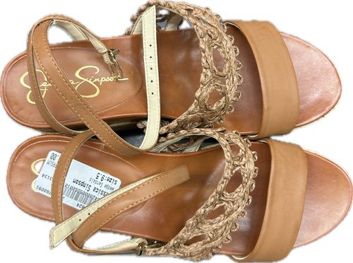 Vist Large View of Product Image Which is Used Jessica Simpson Wedge Sandals 9.5
