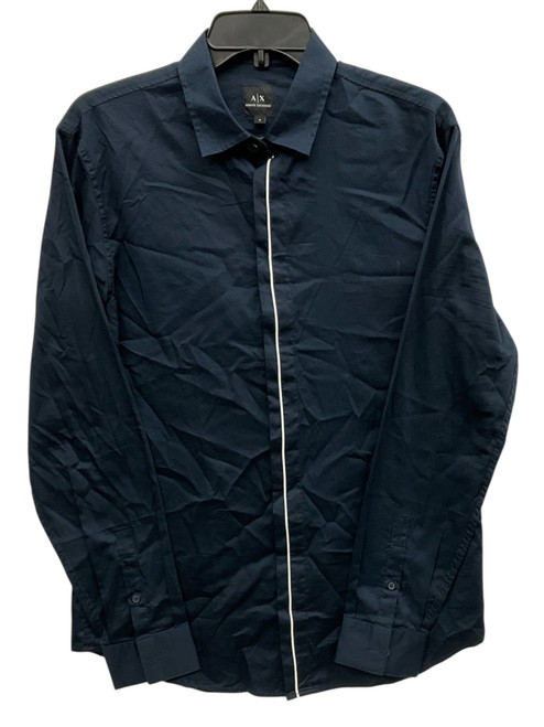 Vist Large View of Product Image Which is Used Armani Exchange Mens Long Sleeve Top M/15-15.5