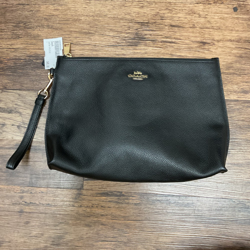 Vist Large View of Product Image Which is Used Coach Leather Wristlet