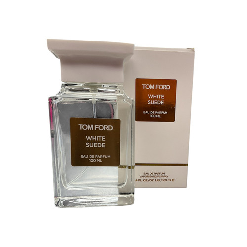 Vist Large View of Product Image Which is Tom Ford white suede 3.4fl oz