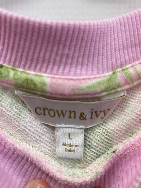 Vist Large View of Product Image Which is Used Crown & Ivy Long Sleeve Top L-12/14