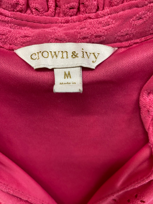 Vist Large View of Product Image Which is Used Crown & Ivy Short Sleeve Top M-8/10