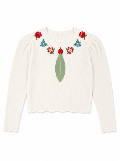 Vist Large View of Product Image Which is Nwt Farm Rio Lightweight Sweater L-12/14