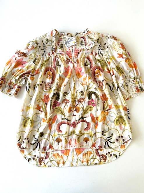 Vist Large View of Product Image Which is Used Rose & Olive Short Sleeve Top S-4/6