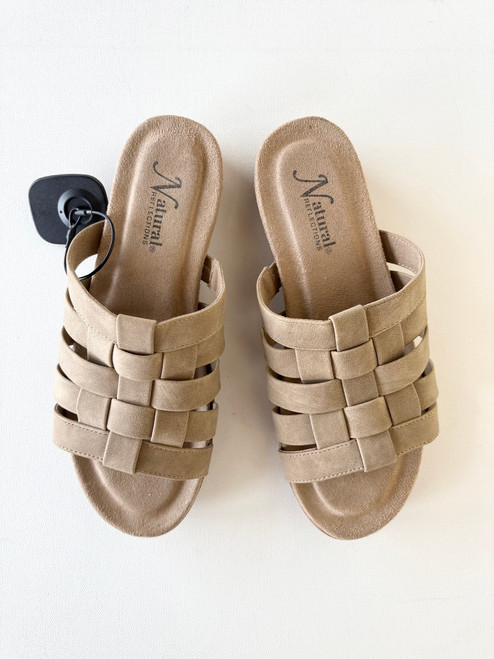 Vist Large View of Product Image Which is Used Unbranded Wedge Sandals 6