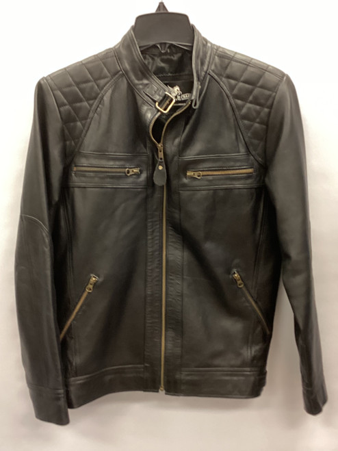 Vist Large View of Product Image Which is Used Unbranded Mens Leather Jacket S