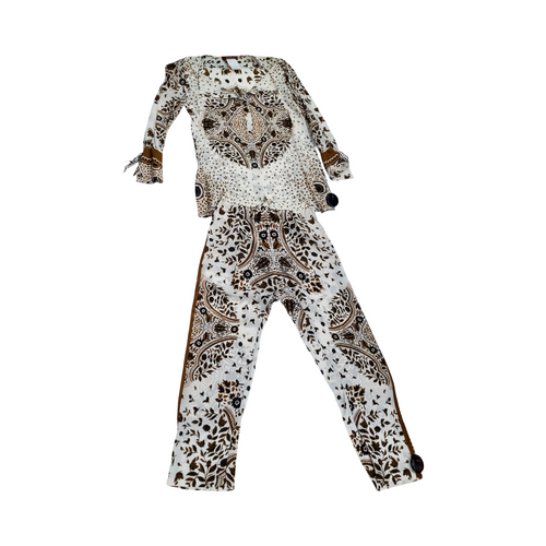 Vist Large View of Product Image Which is Used Max Mara Long Sleeve Top + Pants  XS-0/2