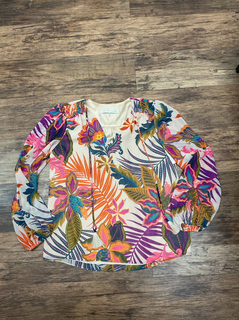 Vist Large View of Product Image Which is Used Trina Turk Long Sleeve Top S-4/6