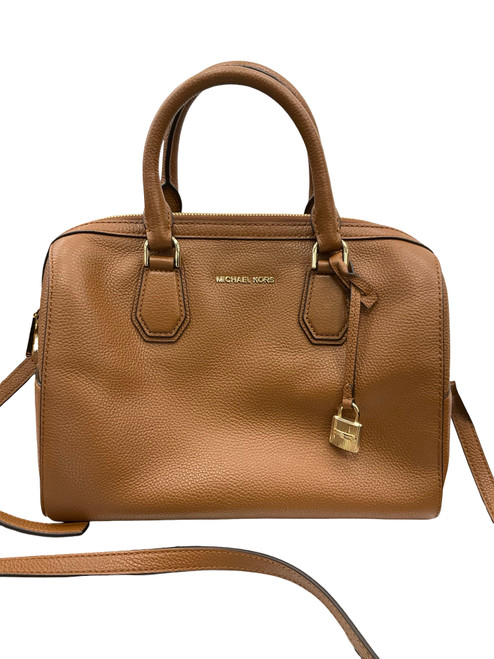 Vist Large View of Product Image Which is Used Michael Michael Kors Large Leather Handbag
