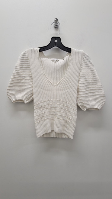 Vist Large View of Product Image Which is Used White  Ronny Kobo Lightweight Sweater S-4/6