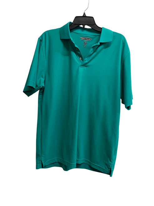 Vist Large View of Product Image Which is Used Pebble Beach Mens Short Sleeve Top M/15-15.5