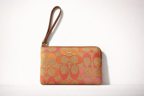 Vist Large View of Product Image Which is Used Coach Leather Wallet