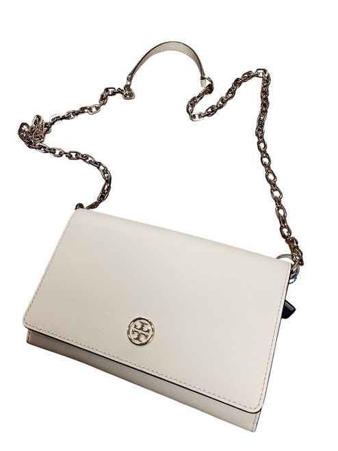 Vist Large View of Product Image Which is Used Tory Burch Small Leather Handbag