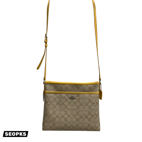 Vist Large View of Product Image Which is Used Coach Large Leather Handbag